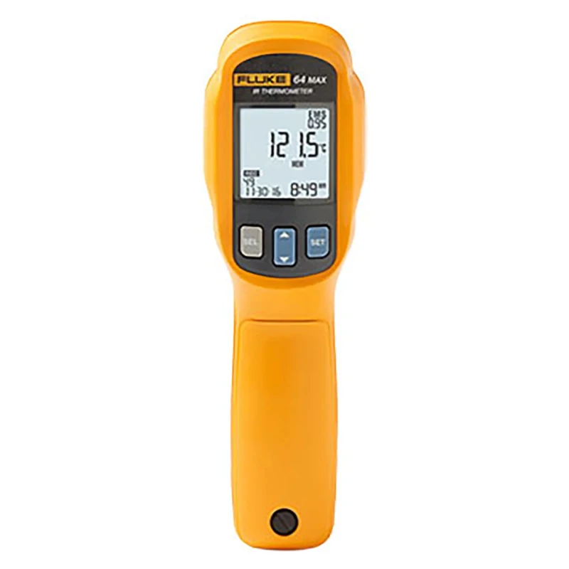 Fluke Infrared Thermometer -30°C Min, +600°C Max, ±1°C Accuracy, Adjustable Emissivity, 20:1 Distance to Spot Fluke 64 MAX