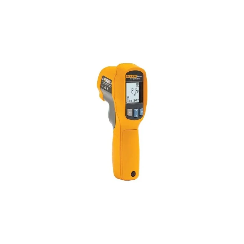 Fluke Infrared Thermometer -30°C Min, +600°C Max, ±1°C Accuracy, Adjustable Emissivity, 20:1 Distance to Spot Fluke 64 MAX