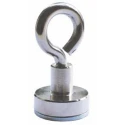 Eclipse Neodymium Shallow Pot Magnet with Hook 29 mm Length 20 mm Width 6 mm Thickness Pull Force 135 N E1042/NEO