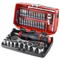 Facom 38-Piece 1/4 in 6 Point Bit Hexagon Socket Set R2NANOPB