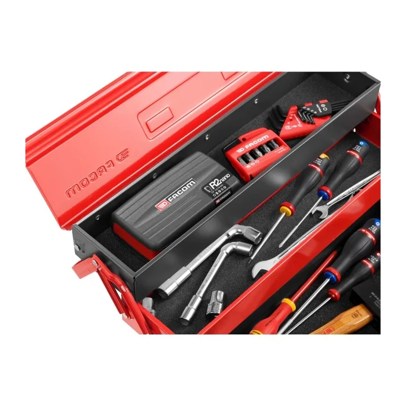 Facom 38-Piece 1/4 in 6 Point Bit Hexagon Socket Set R2NANOPB