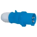 Bals Blue Cable Mount 2P+PE Straight Industrial Power Connector 32A 230V IP44 IP44
