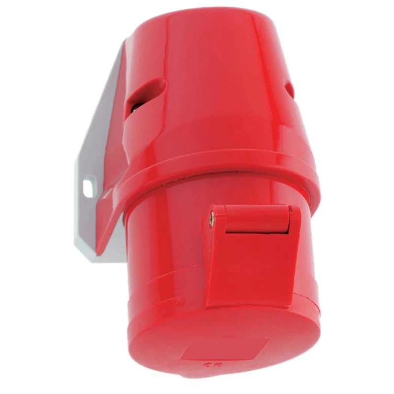 Bals Wall Mount Industrial Power Connector IP44 Rated 16A 415V Red 3P+N+PE IP44 
