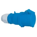 Bals Industrial Power Connector Cable Mount Blue Polyamide 32A 230V IP44 2P+PE IP44