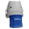 Bals Wall Mount Industrial Power Connector 32A 230V IP44 Blue 2P+PE IP44