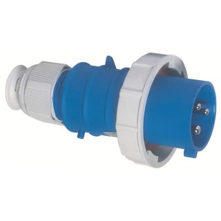 Bals Blue Cable Mount 2P+PE Straight Industrial Power Connector 32A 230V IP67 IP67