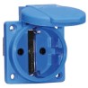 Bals Industrial Power Connector 16A 250V IP54 Blue Panel Mount 2P+PE IP54