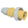 Bals IP67 Yellow Cable Mount 2P+PE Straight Industrial Power Connector 32A 110V IP67