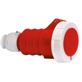 Bals Industrial Power Connector 32A 415V IP67 Red Cable Mount 3P+N+PE IP67