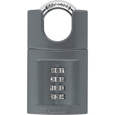 ABUS Combination Padlock Zinc Die Cast Body Weatherproof 8mm Shackle Diameter 27mm Length 50mm Width 72968
