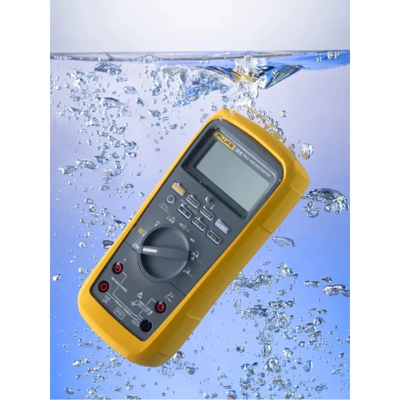 Fluke Handheld Digital Multimeter True RMS, 10 A, 1 kV Safety CAT III/IV, Battery Operated Fluke 28-II