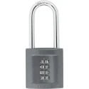 ABUS Combination Padlock Zinc Weatherproof Padlock 8 mm Shackle Diameter 57 mm Shackle Length 50 mm Width 08396