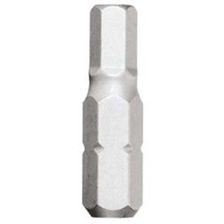 Facom Hex Screwdriver Bit Set, 6.35 mm Hex Drive Size, 4 mm 5 mm 6 mm Head Sizes, 25 mm Overall Length, 3 Pieces EH1.J3