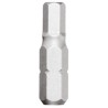 Facom Hex Screwdriver Bit Set, 6.35 mm Hex Drive Size, 4 mm 5 mm 6 mm Head Sizes, 25 mm Overall Length, 3 Pieces EH1.J3