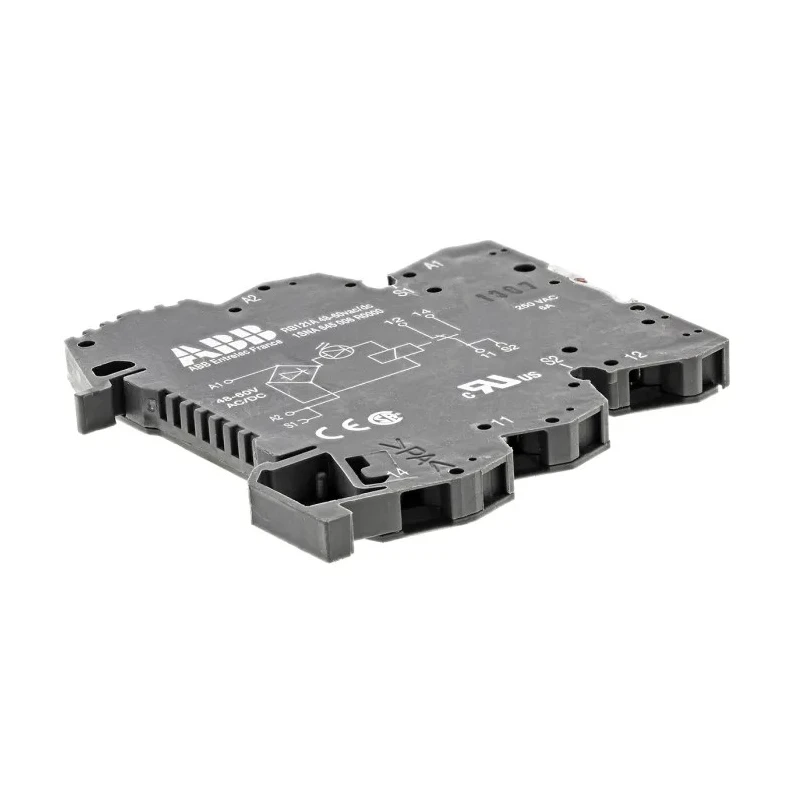 ABB Electromechanical Interface Relay DIN Rail Mount 48V AC/DC Coil SPDT Contact 1SNA645006R0000 RB121G-48-60VUC