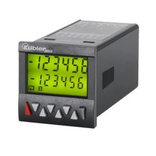 Kubler CODIX 923 6 Digit Multifunction Counter with Backlit LCD, 85mm Digit Height, IP65 Front Panel, 11-30 V 6.923.0101.300