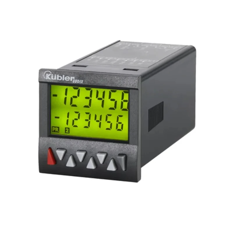 Kubler CODIX 923 6 Digit Multifunction Counter with Backlit LCD, 85mm Digit Height, IP65 Front Panel, 11-30 V 6.923.0101.300