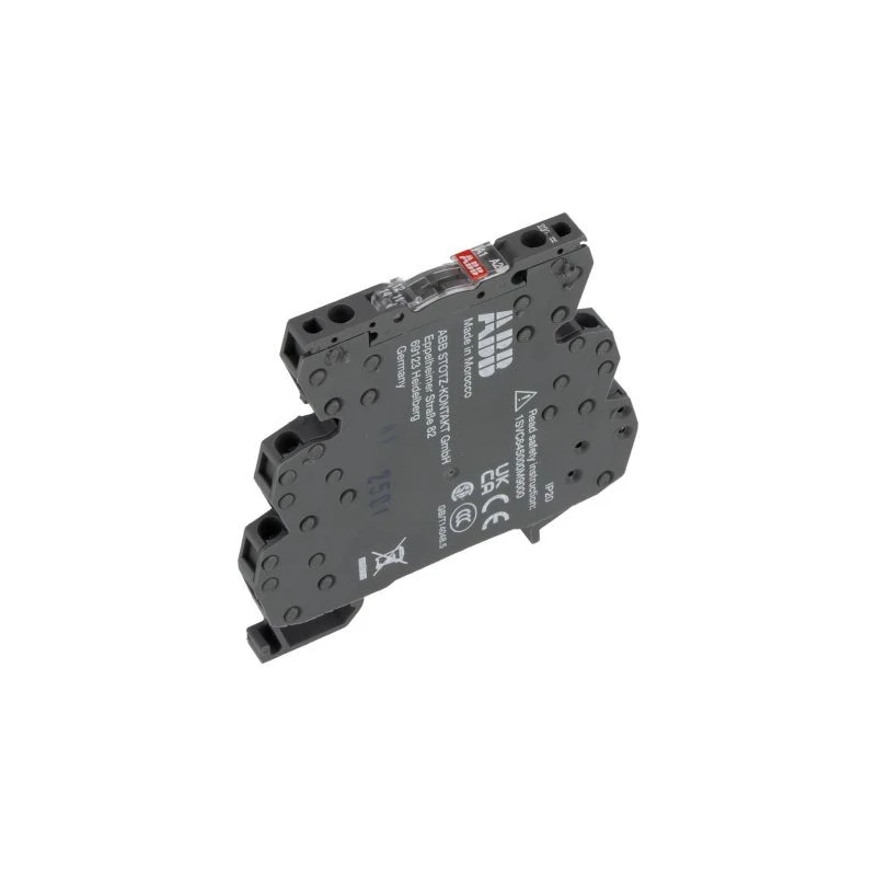 ABB R600 Series Electromechanical Interface Relay DIN Rail Mount 230V AC/DC Coil SPDT Contact 1SNA645004R0400 RB121-230VUC