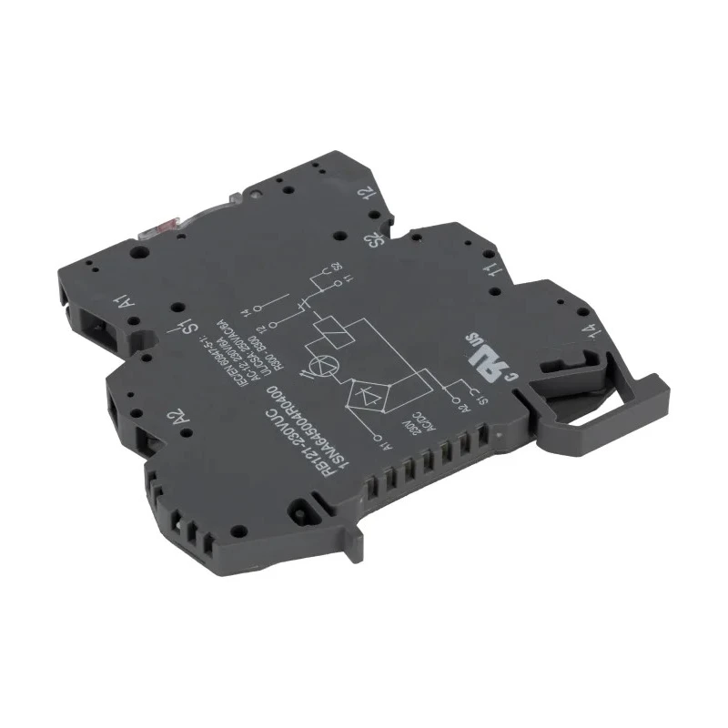 ABB R600 Series Electromechanical Interface Relay DIN Rail Mount 230V AC/DC Coil SPDT Contact 1SNA645004R0400 RB121-230VUC