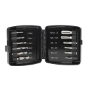 RS PRO Tap & Drill Set Metric Standard M3 to M10 Thread Size Hexagon Drive Hand Tap 12 Piece HSS 669-9404