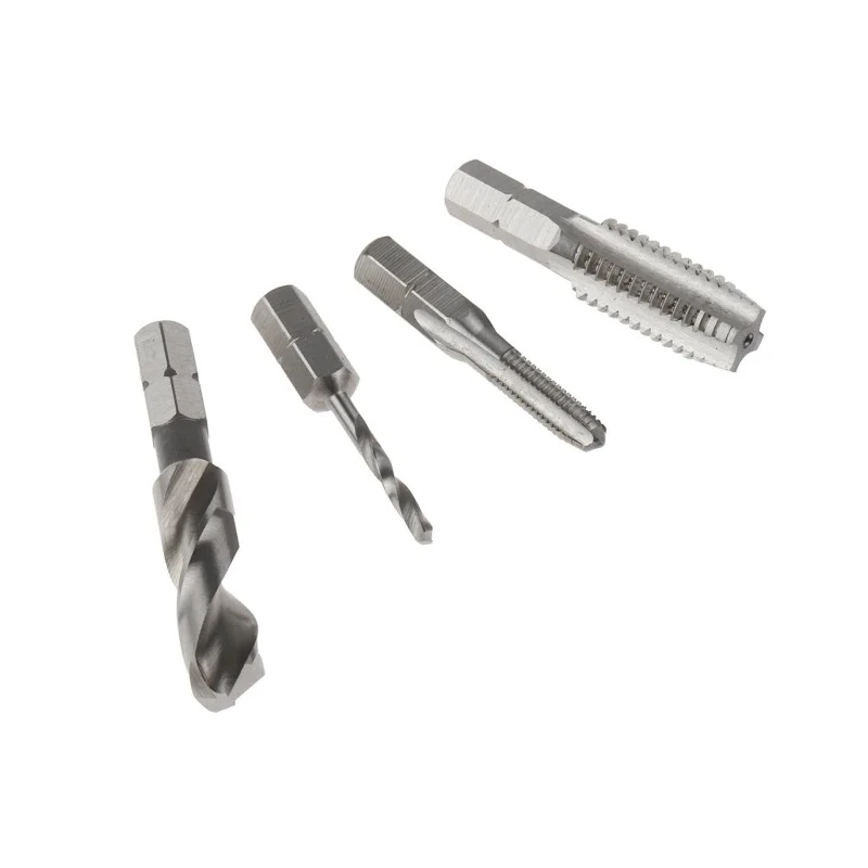 RS PRO Tap & Drill Set Metric Standard M3 to M10 Thread Size Hexagon Drive Hand Tap 12 Piece HSS 669-9404
