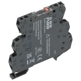 ABB Electromechanical Interface Relay R600 Series DIN Rail Mount 230V AC/DC Coil SPDT 6A 1SNA645008R1200 RB121G-230VUC