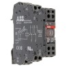 ABB R600 Series Electromechanical Interface Relay, DIN Rail Mount, 230V AC/DC Coil, DPDT 1SNA645013R2600 RB122G-230VUC