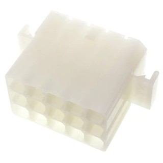Molex STANDARD 0.093 in Female Connector Housing 2.36 mm Pitch 15 Way 3 Row Straight 19-09-1151