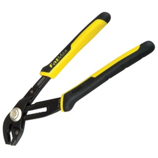 Stanley FatMax Water Pump Plier Bi-Material Handle Induction Hardened Jaws 200mm Overall Length 0-84-647