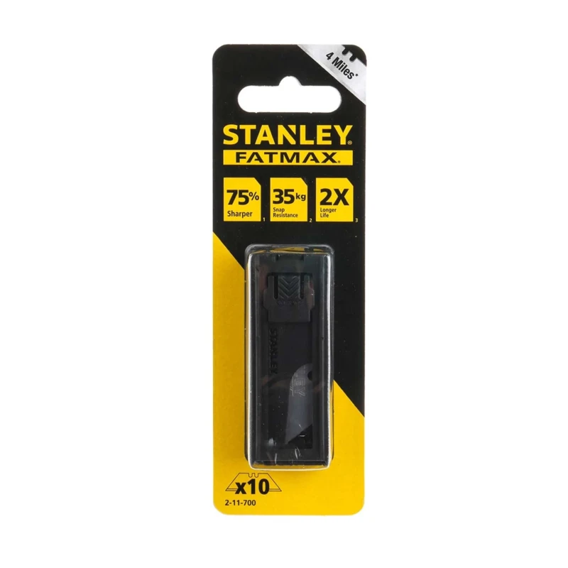 Stanley FatMax Flat Safety Knife Blade, 10 per Package 2-11-700