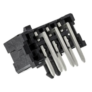 Molex Micro-Fit 3.0 Series Right Angle Through Hole PCB Header, 6 Contact(s), 3 mm Pitch, 2 Row, Shrouded 43045-0601