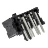 Molex Micro-Fit 3.0 Series Right Angle Through Hole PCB Header, 6 Contact(s), 3 mm Pitch, 2 Row, Shrouded 43045-0601