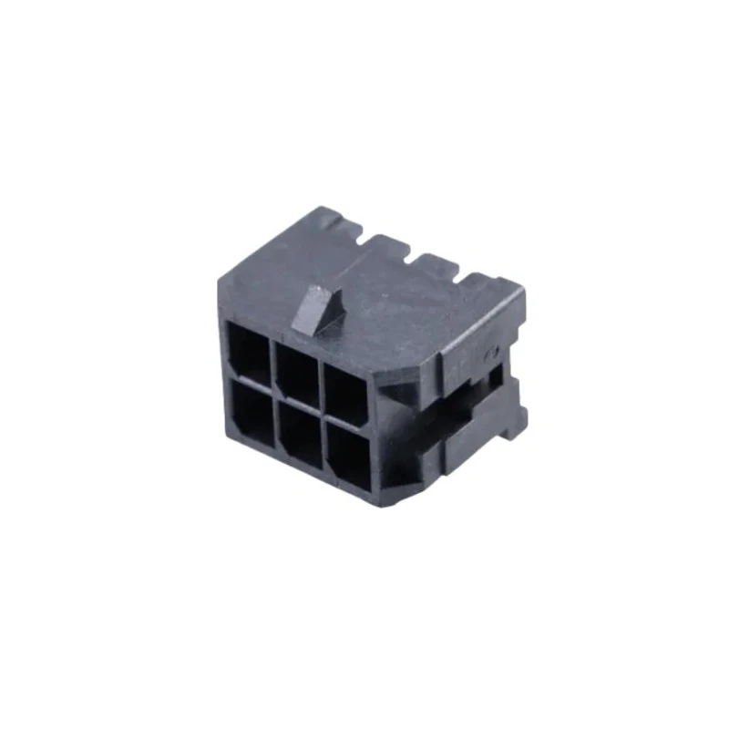Molex Micro-Fit 3.0 Series Right Angle Through Hole PCB Header, 6 Contact(s), 3 mm Pitch, 2 Row, Shrouded 43045-0601