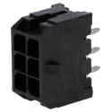 Molex Micro-Fit 3.0 Series Straight Through Hole PCB Header 6 Contacts 3 mm Pitch 2 Row Shrouded 43045-0625