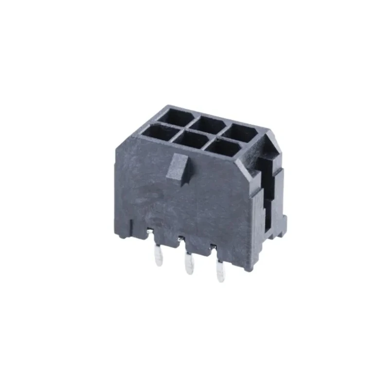 Molex Micro-Fit 3.0 Series Vertical Through Hole PCB Header, 6 Contacts, 3 mm Pitch, 2 Row, Shrouded 43045-0614