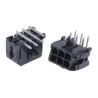 Molex Micro-Fit 3.0 Series Right Angle Through Hole PCB Header 6 Contact 3 mm Pitch 2 Row Shrouded 43045-0602