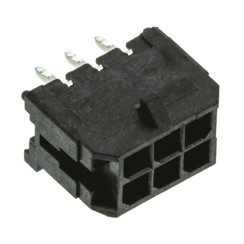 Molex Micro-Fit 3.0 Series Vertical Through Hole PCB Header, 6 Contacts, 3 mm Pitch, 2 Row, Shrouded 43045-0614