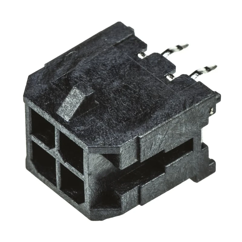 Molex Micro-Fit 3.0 Series Straight Through Hole PCB Header, 4 Contacts, 3 mm Pitch, 2 Row, Shrouded 43045-0414