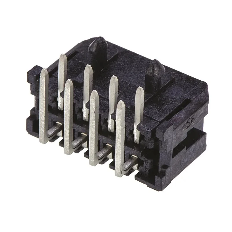 Molex Micro-Fit 3.0 Series Right Angle Through Hole PCB Header, 8 Contact, 3 mm Pitch, 2 Row, Shrouded 43045-0802