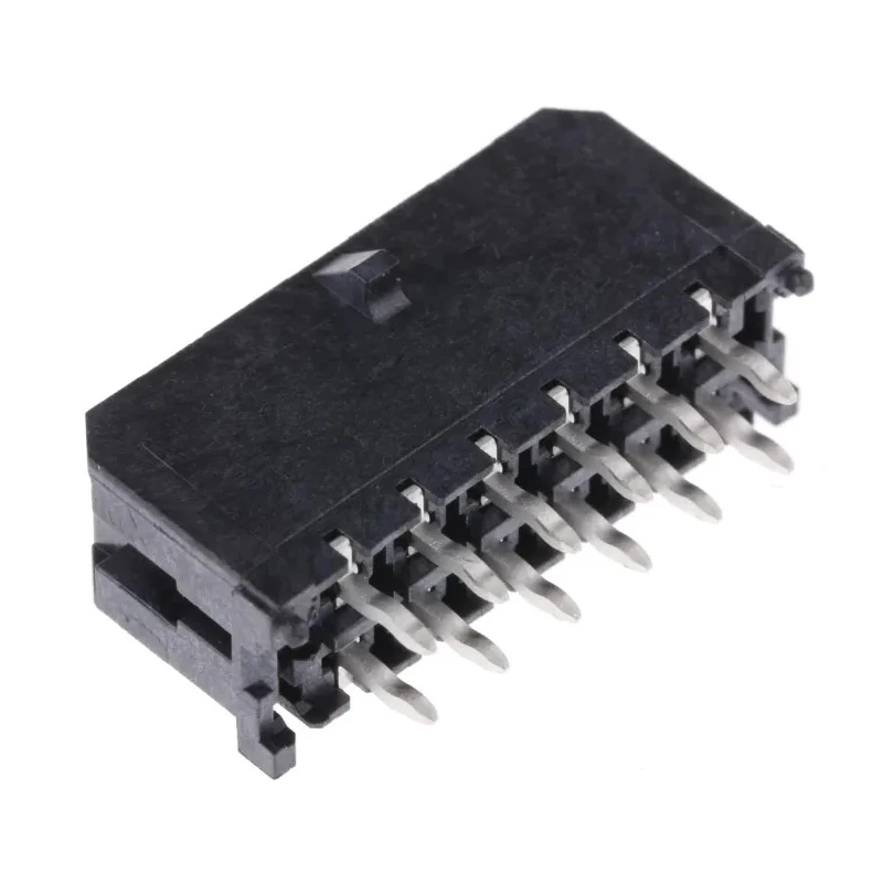 Molex Micro-Fit 3.0 Series Straight Through Hole Shrouded PCB Header 12 Contacts 3 mm Pitch 2 Row 43045-1214