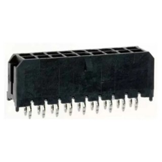 Molex Micro-Fit 3.0 Series Straight Through Hole PCB Header 18 Contacts 3 mm Pitch 2 Row Shrouded 43045-1812