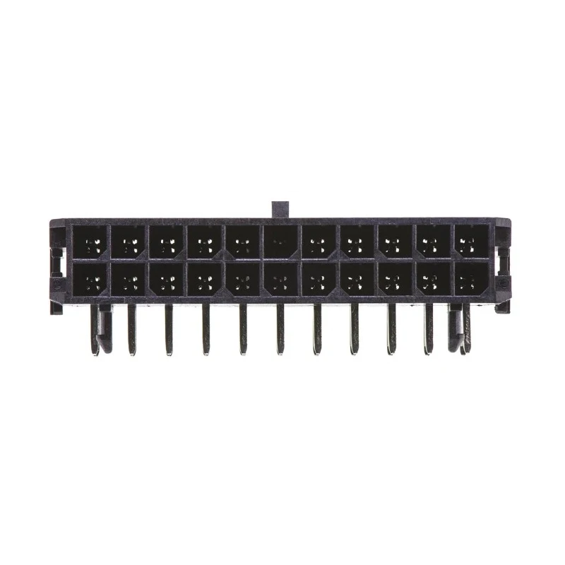 Molex Micro-Fit 3.0 Series Right Angle Through Hole PCB Header 22 Contacts 3 mm Pitch 2 Row Shrouded 43045-2200