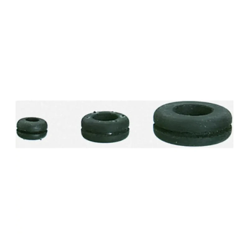 SES Sterling DA Black Polychloroprene Cable Grommet 20 mm Panel Hole Diameter for 14 mm Cable Dia. 02520066010