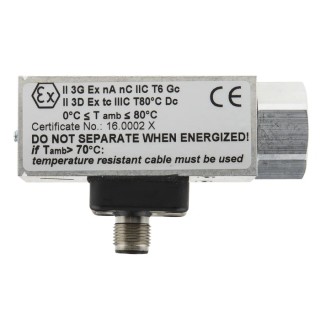 RS PRO Electromechanical Pressure Switch 0.2 bar to 2 bar, 30V, M12 x 1 Thread 136-6275