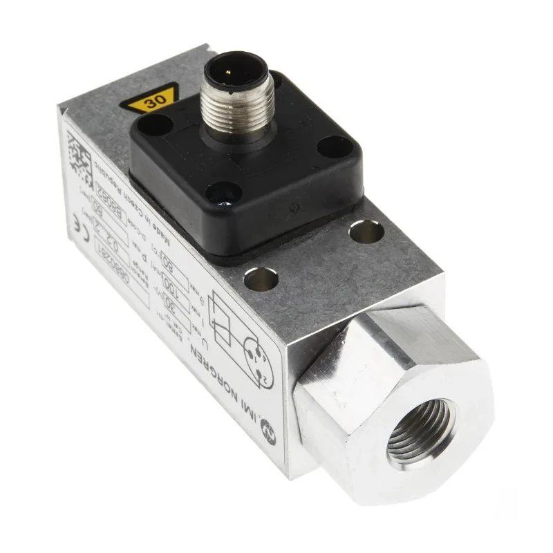 RS PRO Electromechanical Pressure Switch 0.2 bar to 2 bar, 30V, M12 x 1 Thread 136-6275