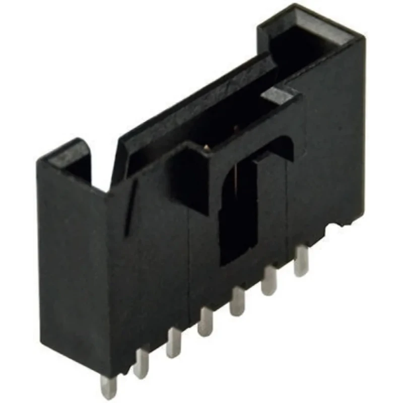 Molex SL Series Straight Through Hole PCB Header 6 Contacts 2.54 mm Pitch 1 Row Shrouded 70543-0040