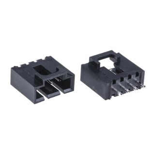 Molex SL Series Straight Through Hole PCB Header, 4 Contacts, 2.54 mm Pitch, 1 Row, Shrouded 70543-0038