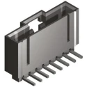 Molex SL Series Right Angle Through Hole PCB Header 10 Contacts 2.54 mm Pitch 1 Row Shrouded 70553-0009