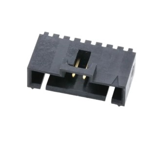 Molex SL Series Right Angle Through Hole PCB Header, 8 Contacts, 2.54 mm Pitch, Shrouded, 3A Current, 250V Voltage 70553-0007