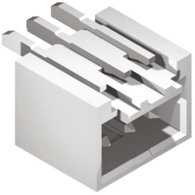 Molex Pico-SPOX Series Right Angle Surface PCB Header, 3 Contacts, 1.5 mm Pitch, 1 Row, Shrouded 87438-0342
